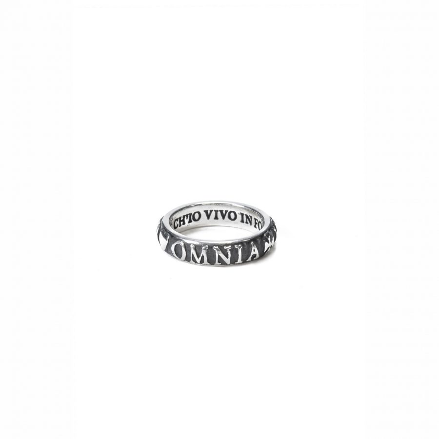 STERLING SILVER RING - ”OMNIA VINCIT AMOR"  (LOVE CONQUERS ALL)