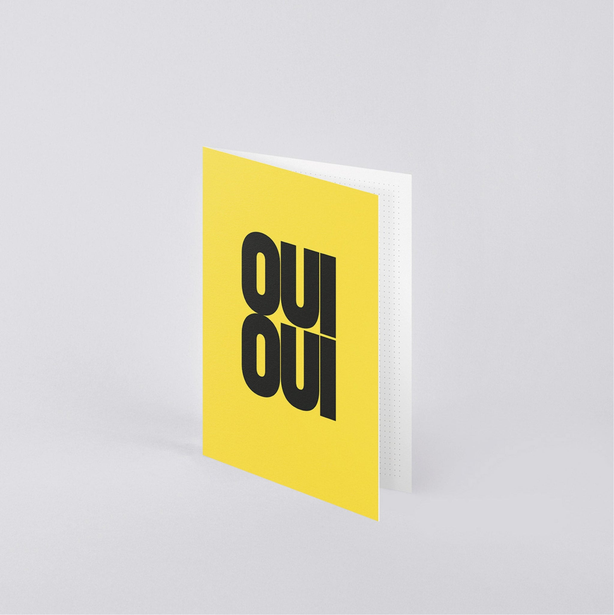 GREETING CARD - OUI OUI